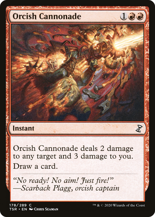 Orcish Cannonade (TSR-178) - common - Foil