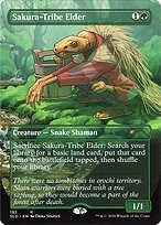 Sakura-Tribe Elder (SLD-192) - rare (Borderless) - Foil