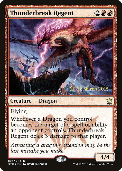 Thunderbreak Regent (PRE-162S) - rare - Foil