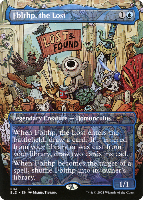 Fblthp, the Lost (SLD-583) - rare (Borderless) - Foil