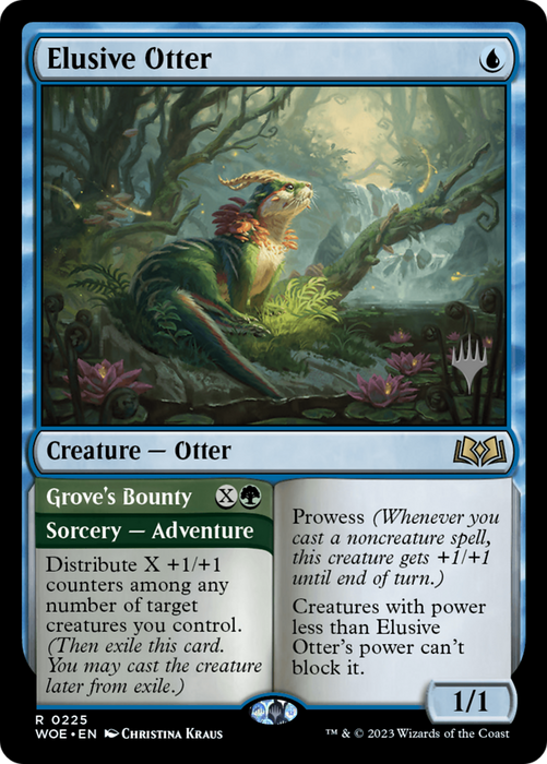 Elusive Otter // Grove's Bounty (PPWOE-225P) - rare