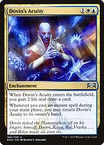 Dovin's Acuity (RNA-168) - uncommon - Foil