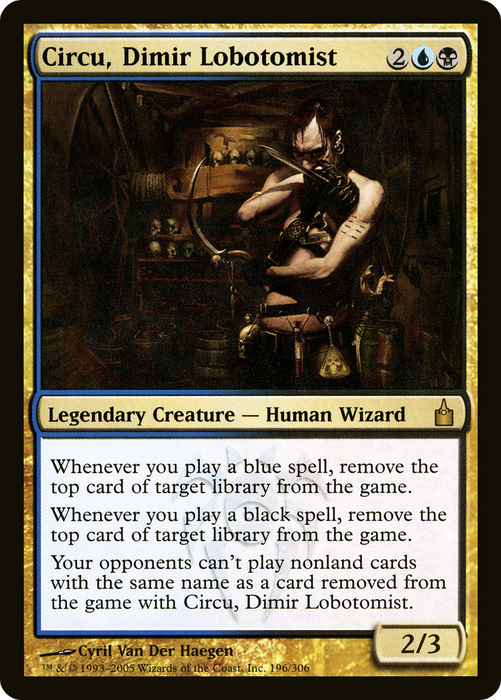 Circu, Dimir Lobotomist (RAV-196) - rare
