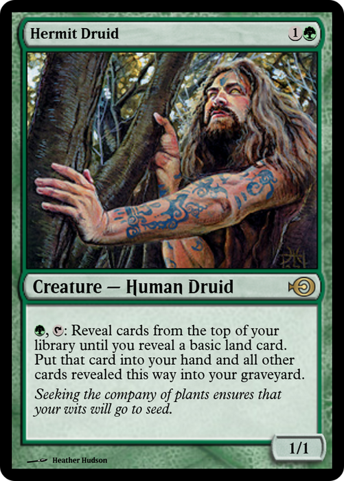 Hermit Druid (PRM-36080) - rare - Foil
