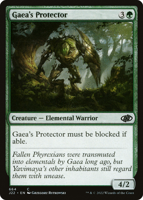 Gaea's Protector (J22-664) - common
