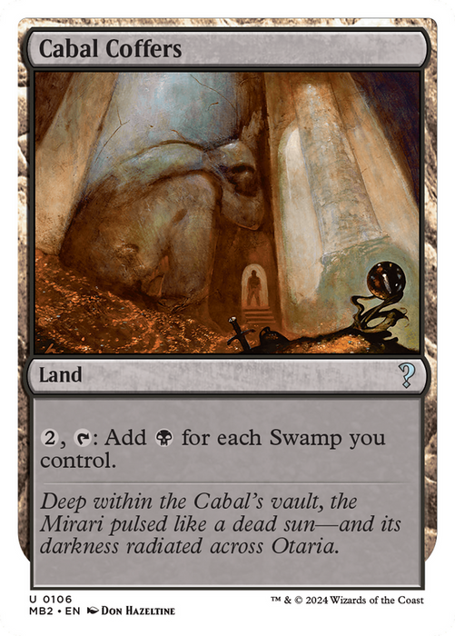 Cabal Coffers (MB2-106) - uncommon