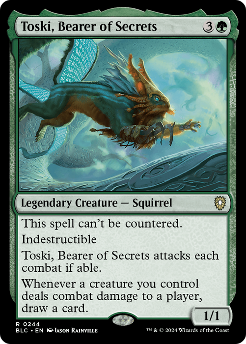 Toski, Bearer of Secrets (BLC-244) - rare