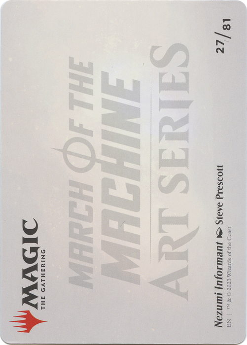 Nezumi Informant // Nezumi Informant (AMOM-027) - common (Borderless) - Foil