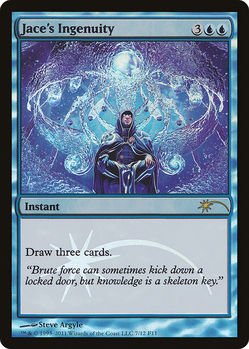 Jace's Ingenuity (FNM-007) - rare - Foil