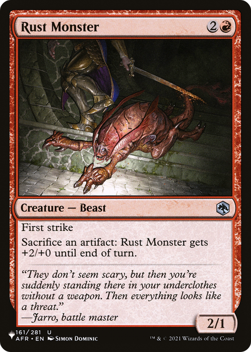 Rust Monster (LIST-AFR-161) - uncommon