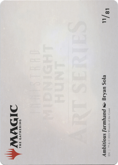 Ambitious Farmhand // Ambitious Farmhand (AMID-011) - common (Borderless)