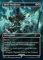 Blind Obedience (SLD-1030) - rare (Borderless) - Foil