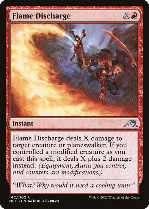 Flame Discharge (NEO-142) - uncommon - Foil