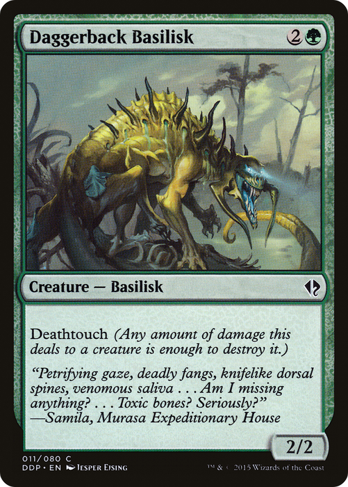 Daggerback Basilisk (DDP-011) - common
