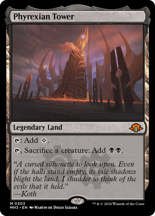 Phyrexian Tower (MH3-303) - mythic - Foil