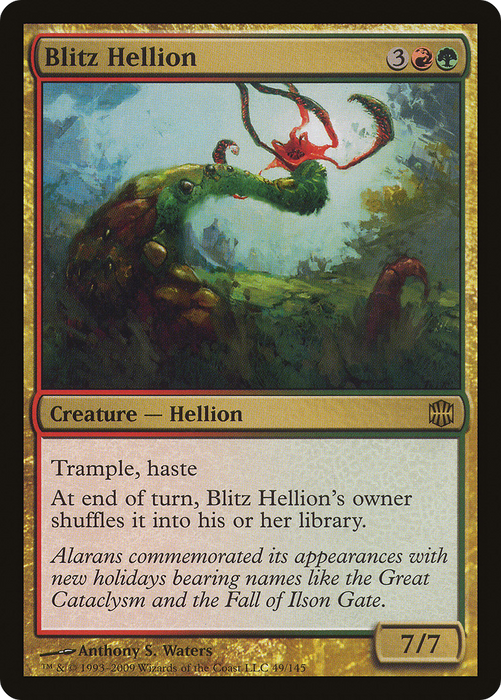 Blitz Hellion (ARB-049) - rare - Foil