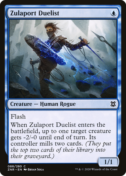 Zulaport Duelist (ZNR-088) - common - Foil