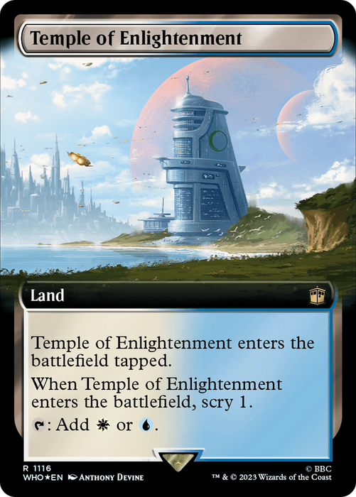 Temple of Enlightenment (WHO-1116) - rare: (Extended Art) - Foil