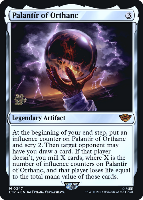 Palantír of Orthanc (PRE-247S) - mythic - Foil