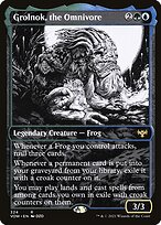 Grolnok, the Omnivore (VOW-324) - rare: (Showcase) - Foil