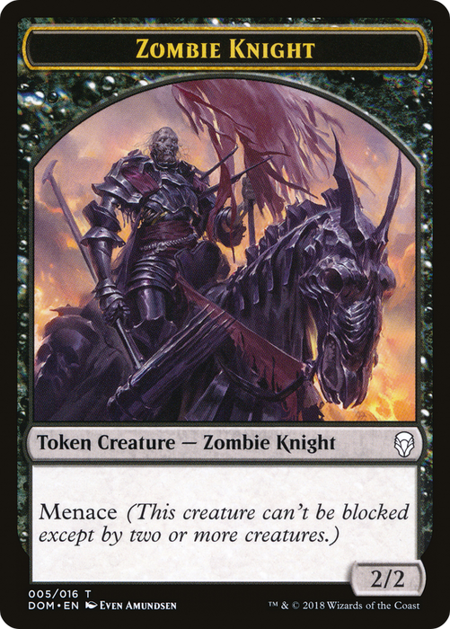 Zombie Knight (DOM-005) - common