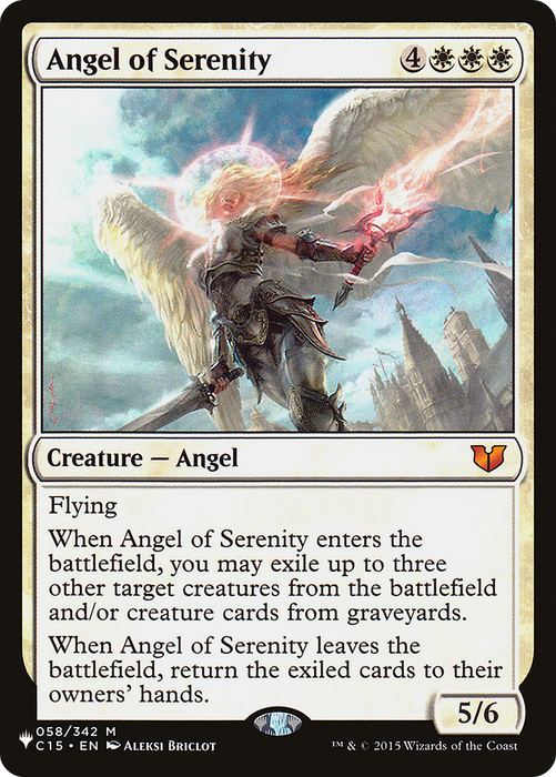 Angel of Serenity (LIST-C15-58) - mythic