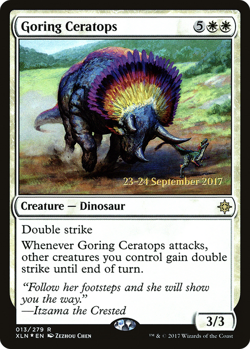 Goring Ceratops (PRE-13S) - rare - Foil
