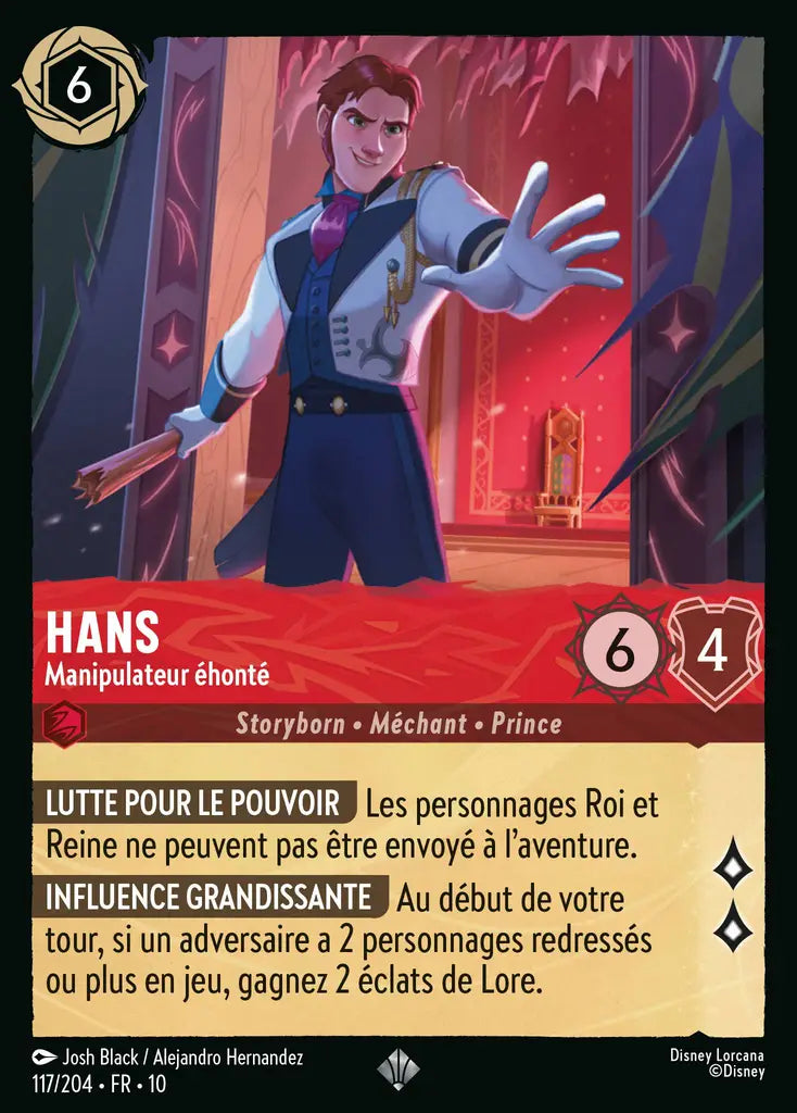 Hans - Manipulateur éhonté (117/204) - LDLP - Très Rare - Cold Foil