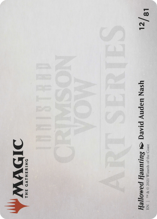 Hallowed Haunting // Hallowed Haunting (AVOW-012) - common (Borderless) - Foil