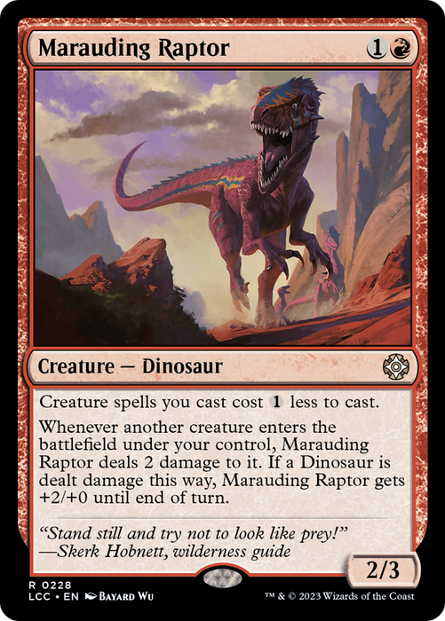 Marauding Raptor (LCC-228) - rare
