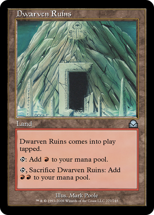 Dwarven Ruins (ME2-227) - uncommon - Foil