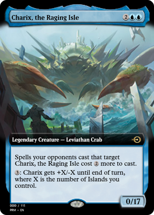 Charix, the Raging Isle (PRM-83736) - rare - Foil