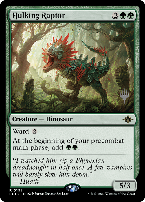 Hulking Raptor (PPLCI-191P) - rare