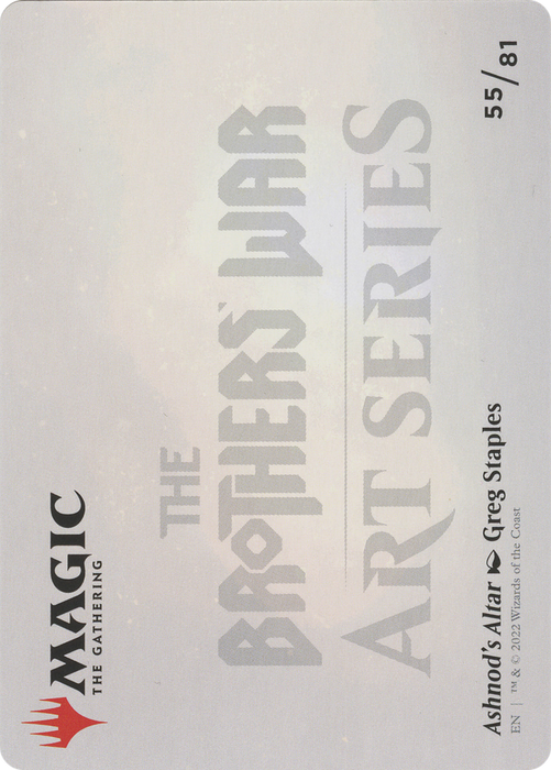 Ashnod's Altar // Ashnod's Altar (ABRO-055) - common (Borderless) - Foil