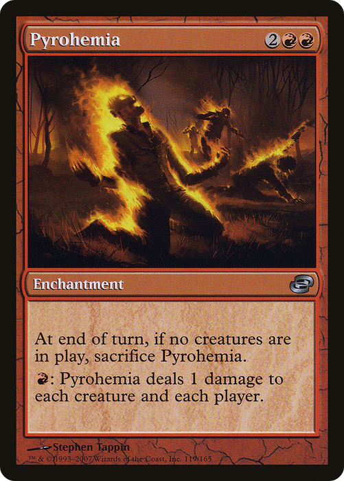 Pyrohemia (PLC-119) - uncommon: (colorshifted) - Foil