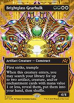 Brightglass Gearhulk (DFT-547) - mythic (Borderless) - Foil