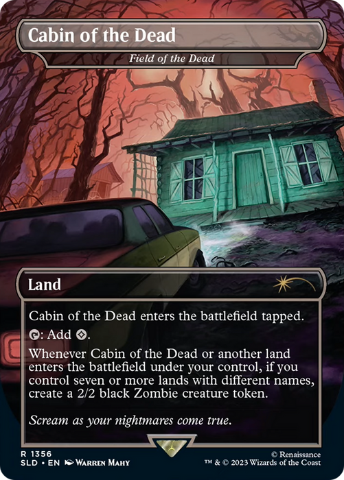 Field of the Dead (SLD-1356) - rare / Cabin of the Dead (Borderless)