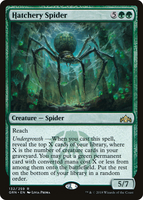 Hatchery Spider (GRN-132) - rare - Foil