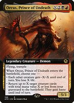 Orcus, Prince of Undeath (AFR-388) - rare: (Extended Art) - Foil
