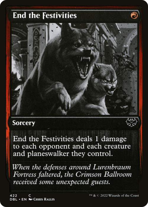 End the Festivities (DBL-422) - common - Foil
