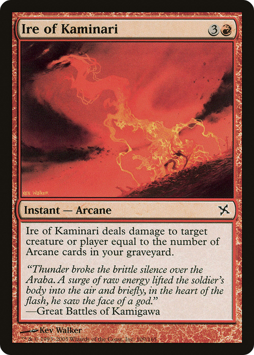 Ire of Kaminari (BOK-109) - common - Foil