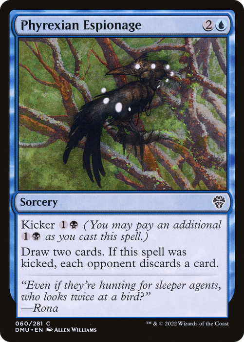 Phyrexian Espionage (DMU-060) - common