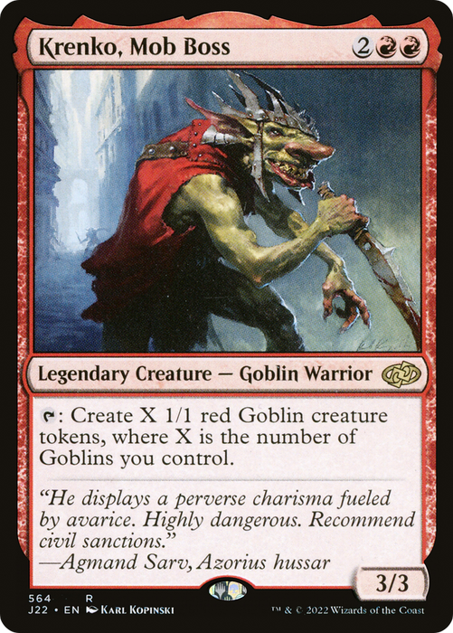 Krenko, Mob Boss (J22-564) - rare