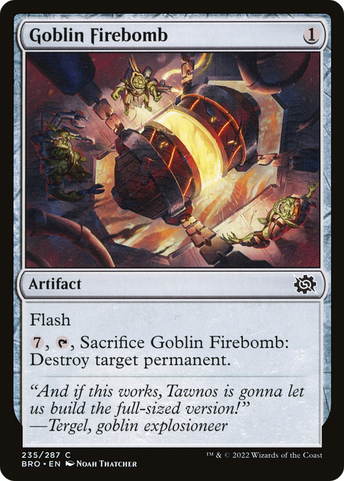 Goblin Firebomb (BRO-235) - common