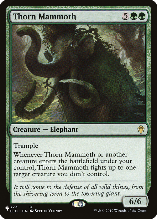 Thorn Mammoth (LIST-ELD-323) - rare