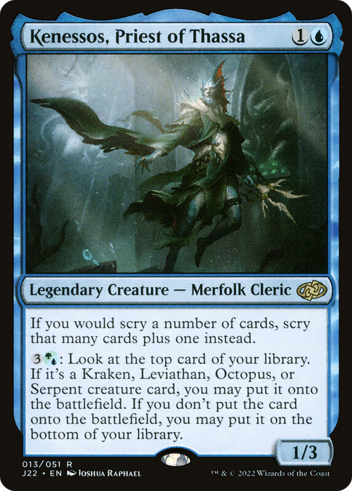 Kenessos, Priest of Thassa (J22-013) - rare