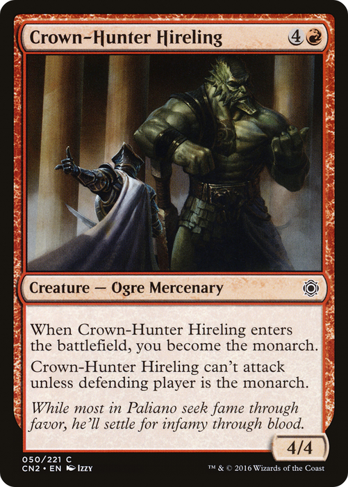 Crown-Hunter Hireling (CN2-050) - common - Foil