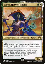Sythis, Harvest's Hand (MH2-214) - rare: (enchantment) - Foil