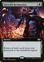 Splendid Reclamation (VOW-393) - rare: (Extended Art) - Foil