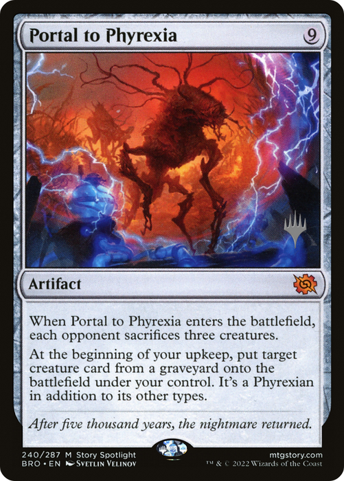 Portal to Phyrexia (PPBRO-240P) - mythic